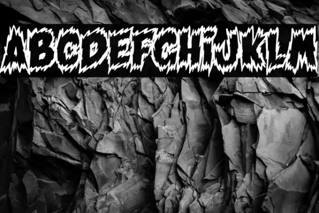 Tales of Scare FX Font examples