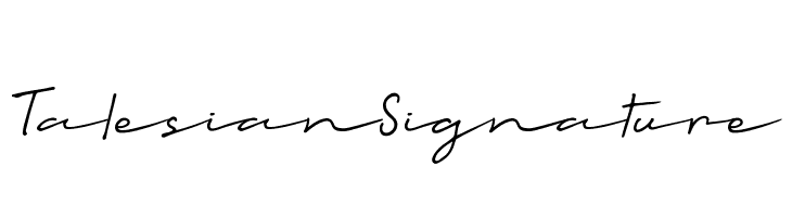 TalesianSignature  免费字体下载