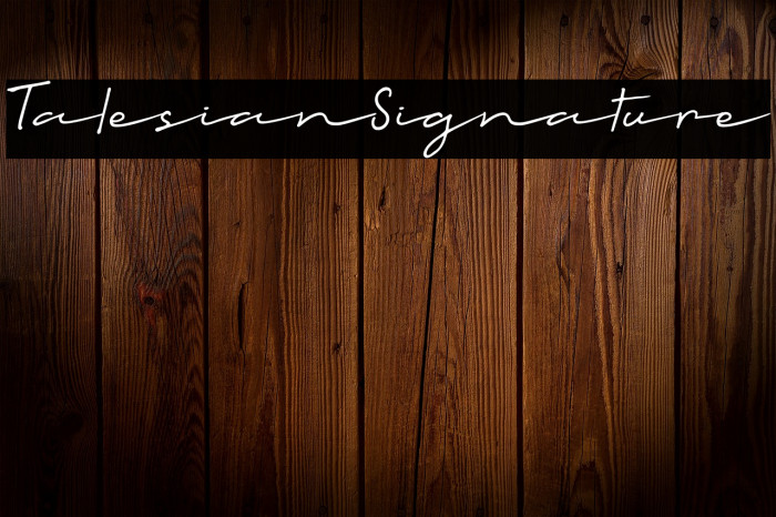 TalesianSignature Example 1