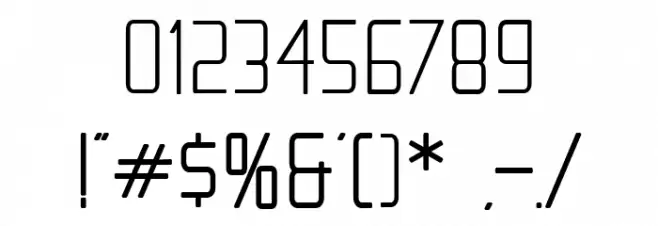 Talidia Font OTHER CHARS