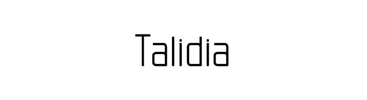 Talidia  Free Fonts Download