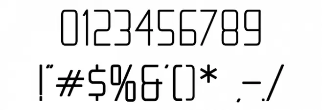 Talidia Font OTHER CHARS