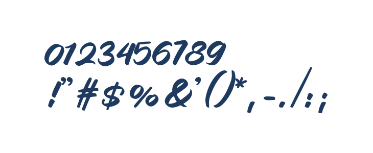 TaligaScriptDEMO-Regular Other Characters