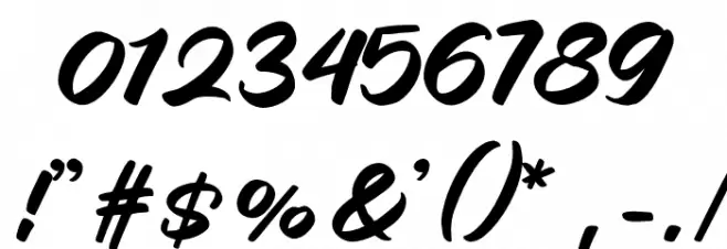 TaligaScriptDEMO-Regular Font OTHER CHARS