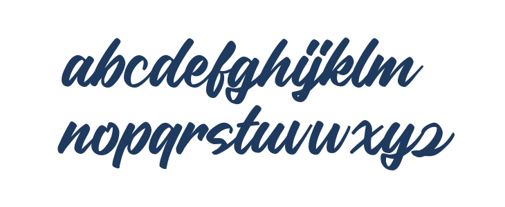 TaligaScriptDEMO-Regular Lowercase