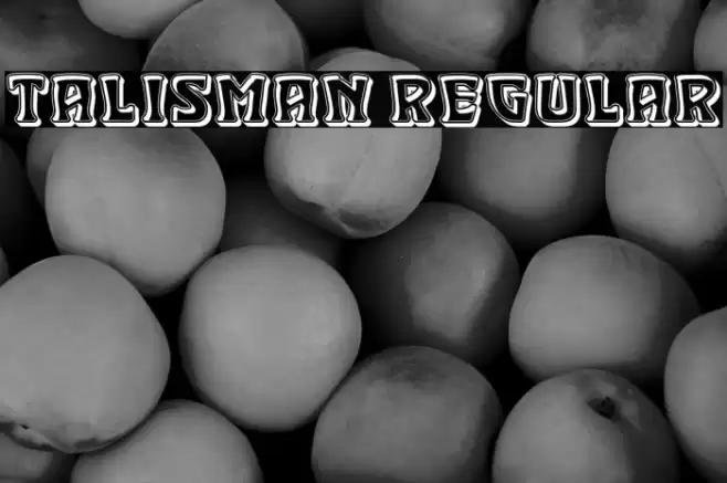 Talisman Regular Font examples