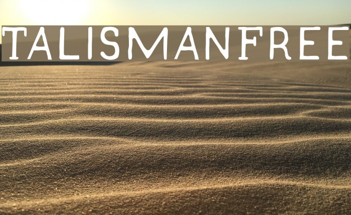 TalismanFree Font examples