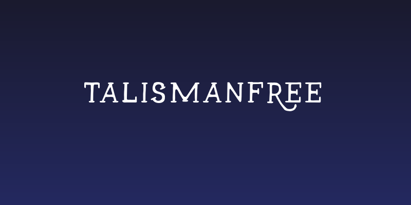 TalismanFree Social Header