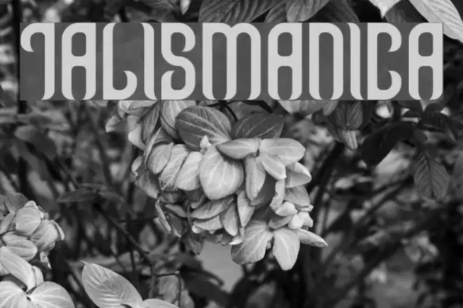 Talismanica Font examples
