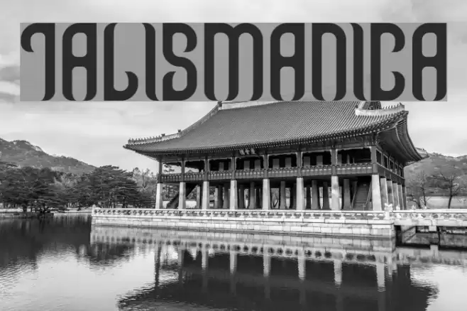 Talismanica Font examples