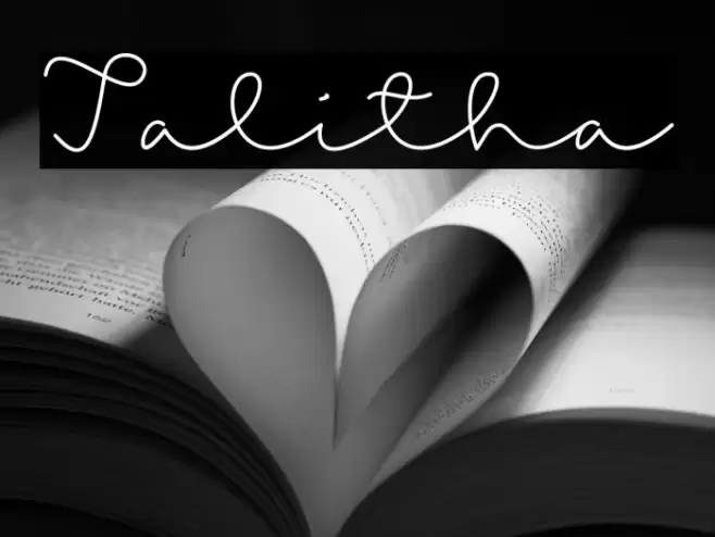 Talitha Font examples