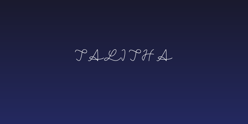 Talitha Social Header