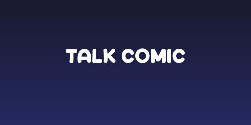 Talk Comic Social Header