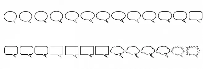 Talk Regular Schriftart Groß