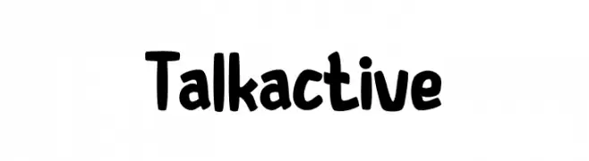 Talkactive  नि: शुल्क फ़ॉन्ट्स डाउनलोड
