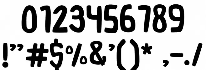 Talkactive Font OTHER CHARS