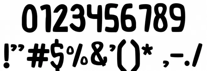 Talkactive Font OTHER CHARS