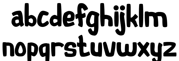 Talkactive Font LOWERCASE