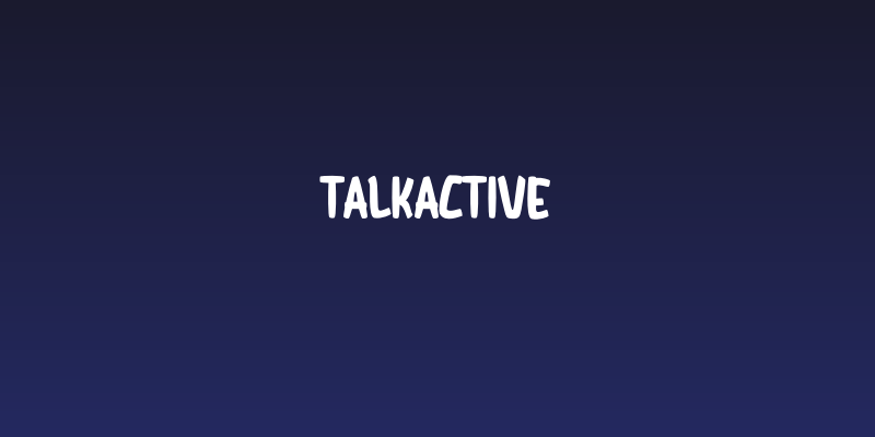 Talkactive Social Header