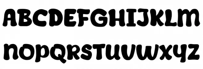 Talkco Schriftart Groß
