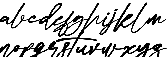 Talker Font LOWERCASE