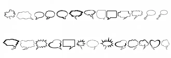 Talkies Caratteri MINUSCOLO