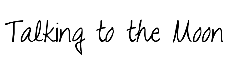 The font 'talking to the moon' is a half-cursive handwriting font with a right slant. Written in black text on a white background. Discover the best free fonts for Cricut. Download thousands of free fonts to use with your Cricut machine. Plus the best places to find signature paid fonts as well!
