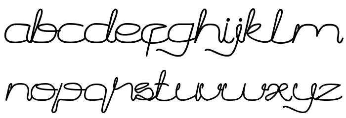 Talking to you Font LOWERCASE