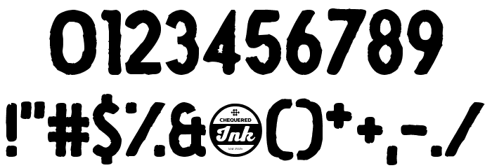 TalkingBaseball Font OTHER CHARS