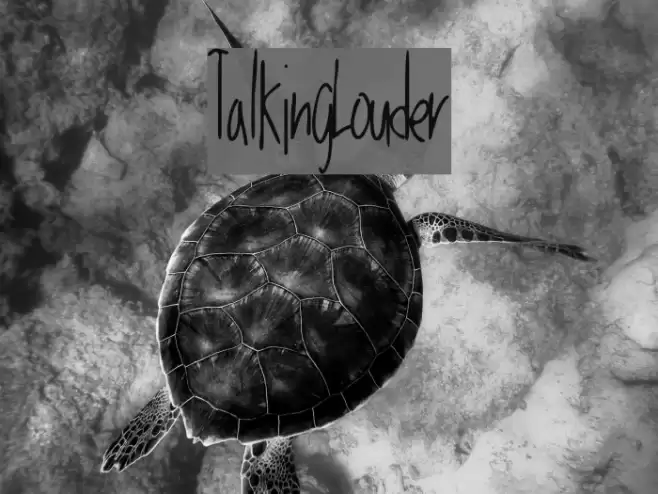TalkingLouder フォント examples