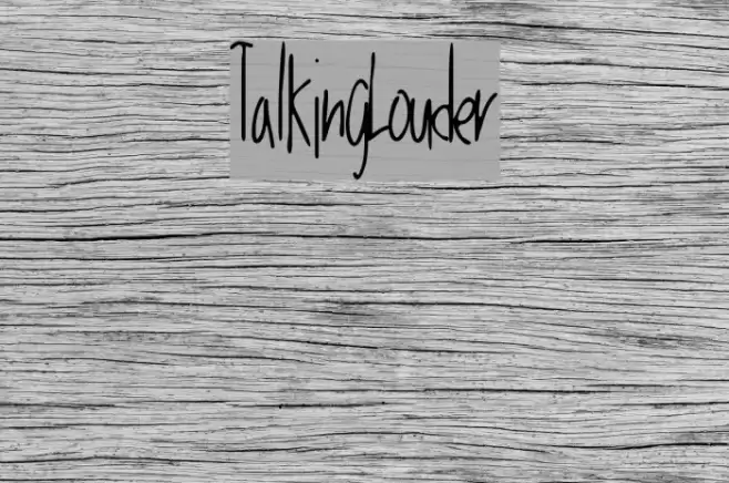 TalkingLouder フォント examples