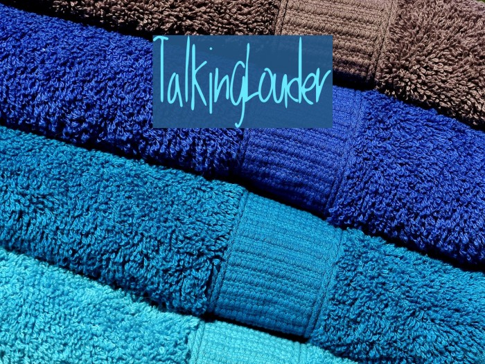TalkingLouder Font examples