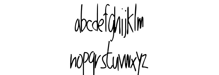 TalkingLouder Font LOWERCASE