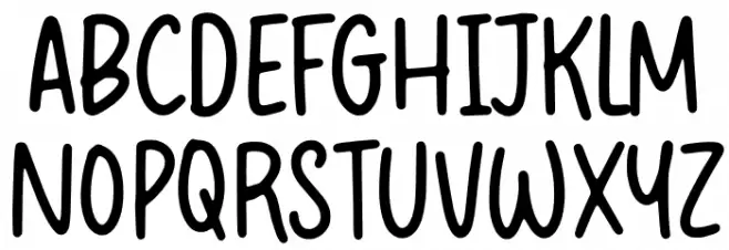 Talklessy Schriftart Groß