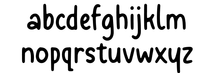 Talklessy フォント 小文字