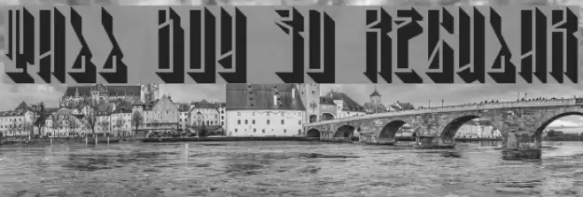 Tall Boy 3D Regular Font examples