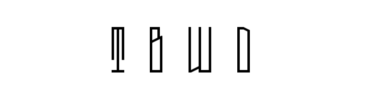 Tall Boy West Demo フォント