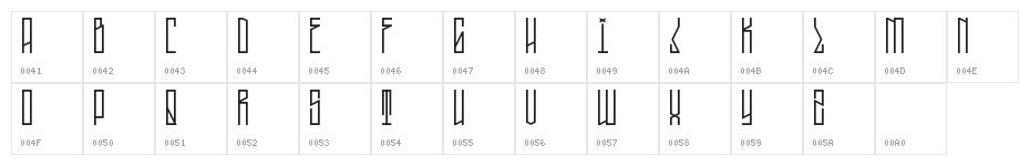 Tall Boy West Demo Character Map