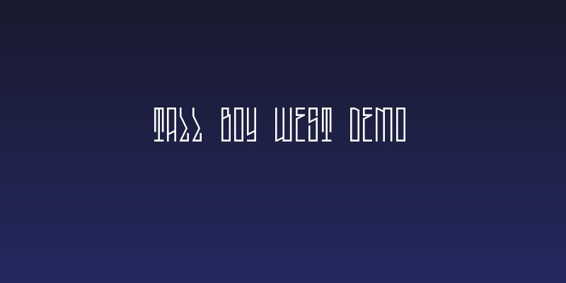 Tall Boy West Demo Social Header