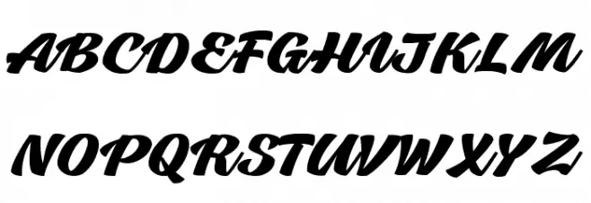 Tall Casat Bold PERSONAL USE Шрифта ВЕРХНИЙ