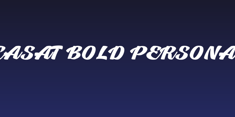 Tall Casat Bold PERSONAL USE Social Header