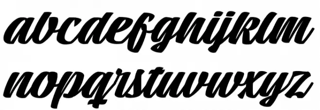 Tall Casat Bold PERSONAL USE Schriftart Kleinbuchstaben