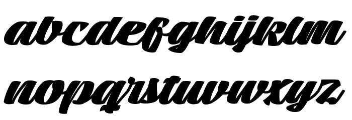 Tall Casat Fat PERSONAL USE Font LOWERCASE