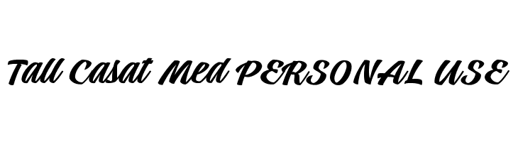 Tall Casat Med PERSONAL USE  Fuentes Gratis Descargar