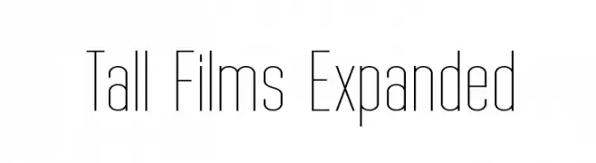 Tall Films Expanded  Frei Schriftart Herunterladen