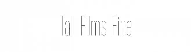 Tall Films Fine  les polices de caractères gratuit tlcharger