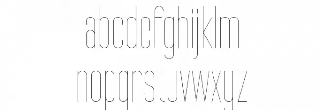 Tall Films Fine Caratteri MINUSCOLO