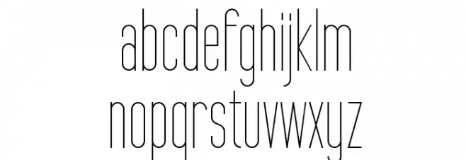 Tall Films Font LOWERCASE