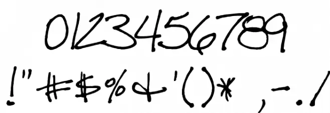 Tall Paul Font Alte caractere