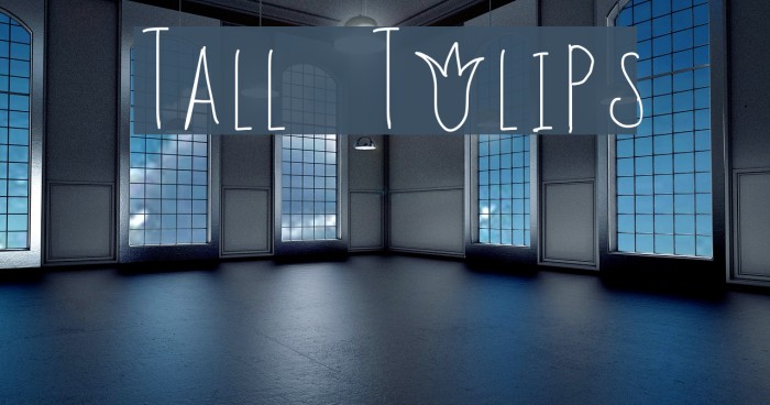 Tall Tulips Font examples